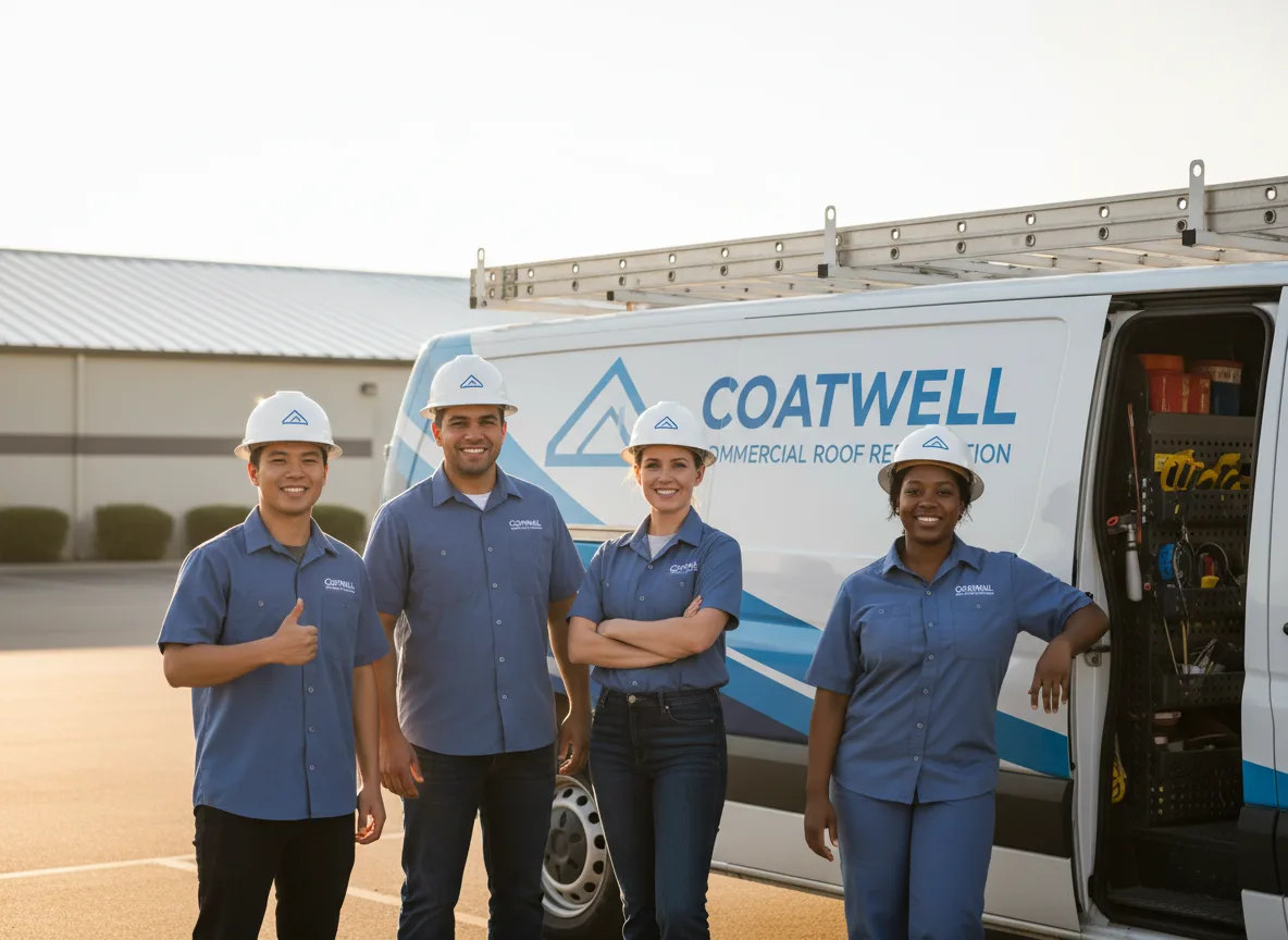 Commercial roof coating company in Oakville, IN